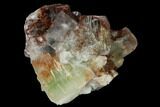 Red and Green, Zoned Apophyllite Crystal Cluster - India #168984-1